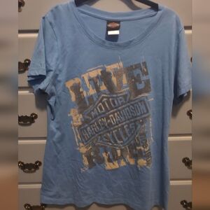 Harley-Davidson Blue Peterson's Key West Florida Harley